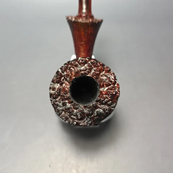 Papa Bear's Pipes by Tim Beaumont Sandblasted Fumed Dublin Handmade Briar Pipe, New - Image 7