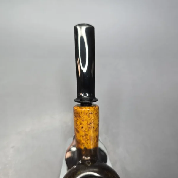 Sebastian Heck Smooth Fig w/ Masur Birch Handmade Briar Pipe, New - Image 7