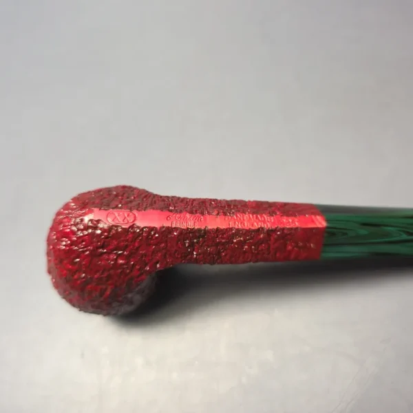 Ashton Brindle XX Sandblasted Bulldog Handmade Briar Pipe, New - Image 8