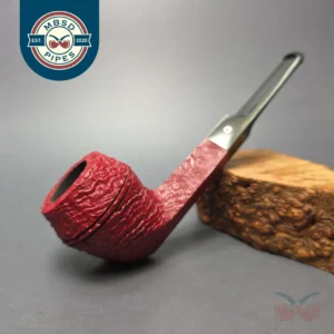 Ashton 2017 Claret LX Sandblasted Bulldog Estate Briar Pipe, Unsmoked