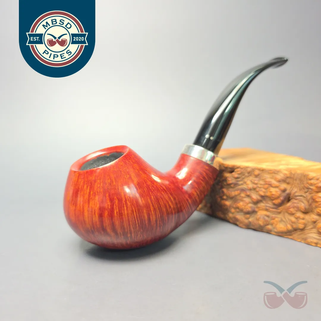 Poul Winslow B Grade Smooth Brandy w/ Silver Estate Briar Pipe, Unsmoked
