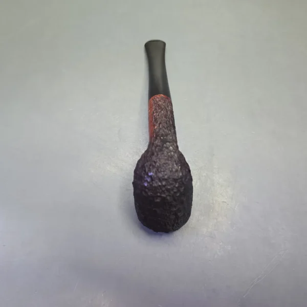 James Upshall Bark Group 5 Rusticated Dublin Estate Briar Pipe, Unsmoked - Image 9