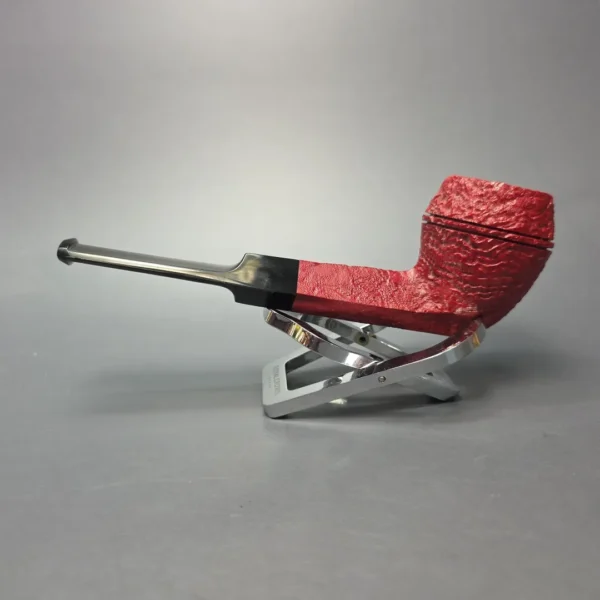 Ashton 2017 Claret LX Sandblasted Bulldog Estate Briar Pipe, Unsmoked - Image 4
