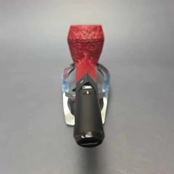 Ashton 2017 Claret LX Sandblasted Bulldog Estate Briar Pipe, Unsmoked - Image 5