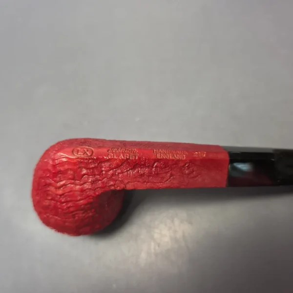 Ashton 2017 Claret LX Sandblasted Bulldog Estate Briar Pipe, Unsmoked - Image 9