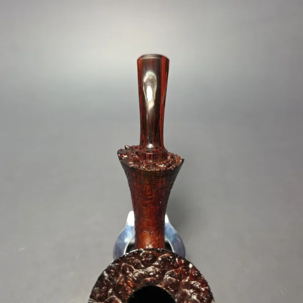 Papa Bear's Pipes by Tim Beaumont Sandblasted Fumed Dublin Handmade Briar Pipe, New - Image 8