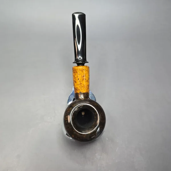 Sebastian Heck Smooth Fig w/ Masur Birch Handmade Briar Pipe, New - Image 8