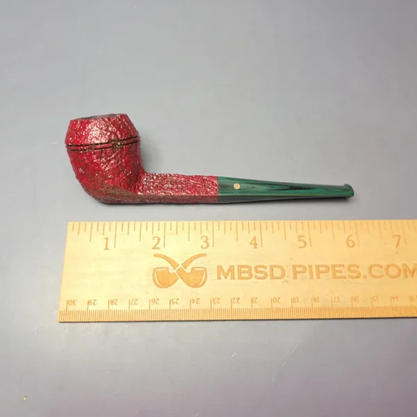 Ashton Brindle XX Sandblasted Bulldog Handmade Briar Pipe, New - Image 9