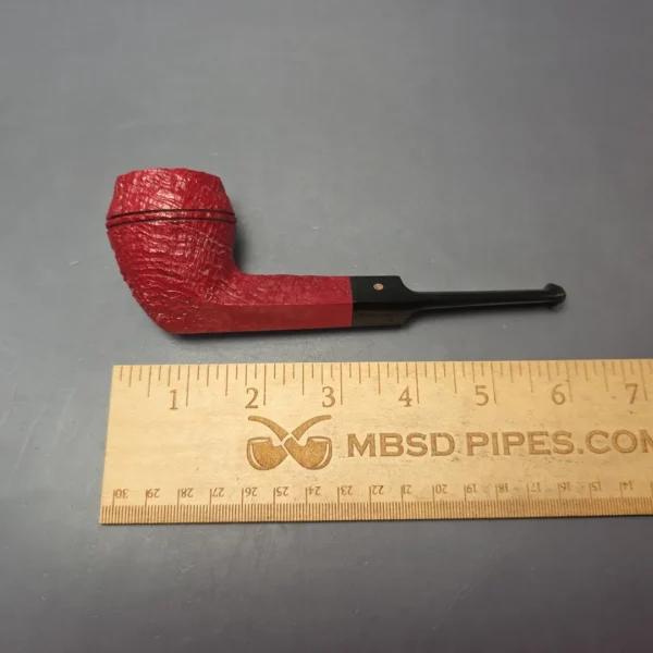 Ashton 2017 Claret LX Sandblasted Bulldog Estate Briar Pipe, Unsmoked - Image 10