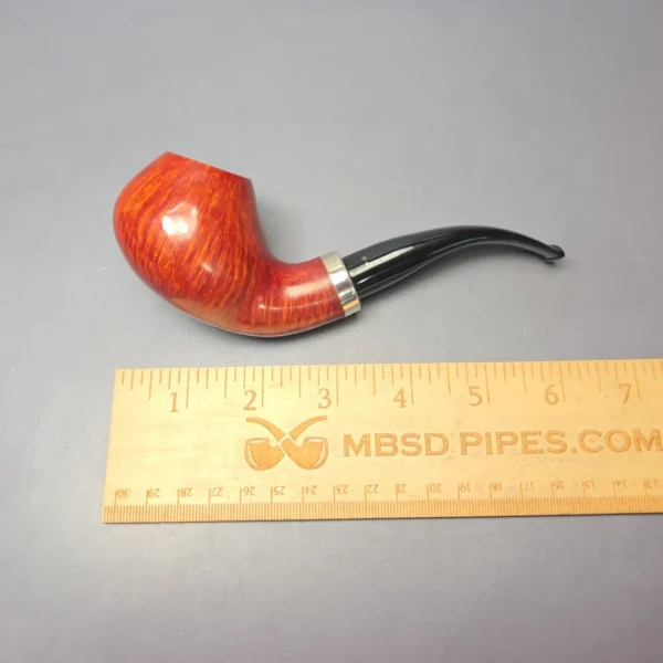 Poul Winslow B Grade Smooth Brandy w/ Silver Estate Briar Pipe, Unsmoked - Image 11
