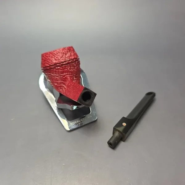 Ashton 2017 Claret LX Sandblasted Bulldog Estate Briar Pipe, Unsmoked - Image 12