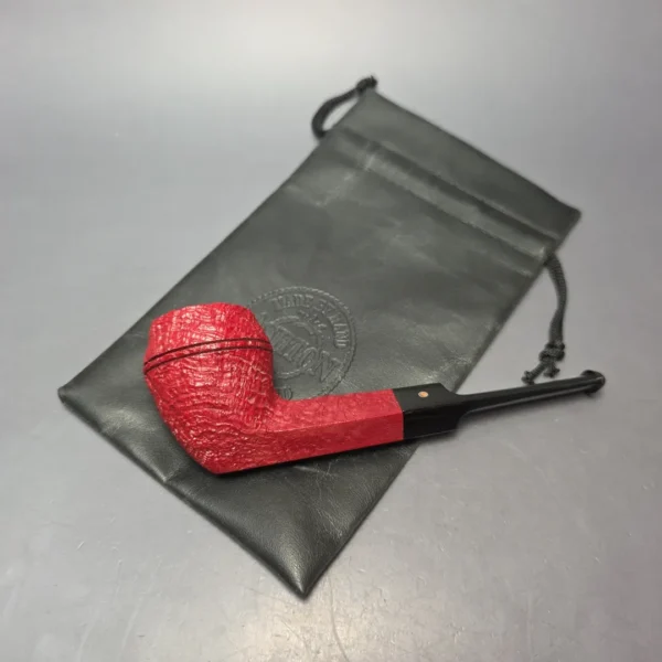 Ashton 2017 Claret LX Sandblasted Bulldog Estate Briar Pipe, Unsmoked - Image 13