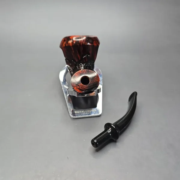 Nording Moss Partially Rusticated Freehand Estate Briar Pipe, Unsmoked - Image 13