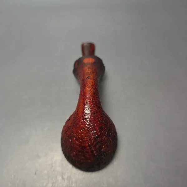 Papa Bear's Pipes by Tim Beaumont Sandblasted Fumed Dublin Handmade Briar Pipe, New - Image 9