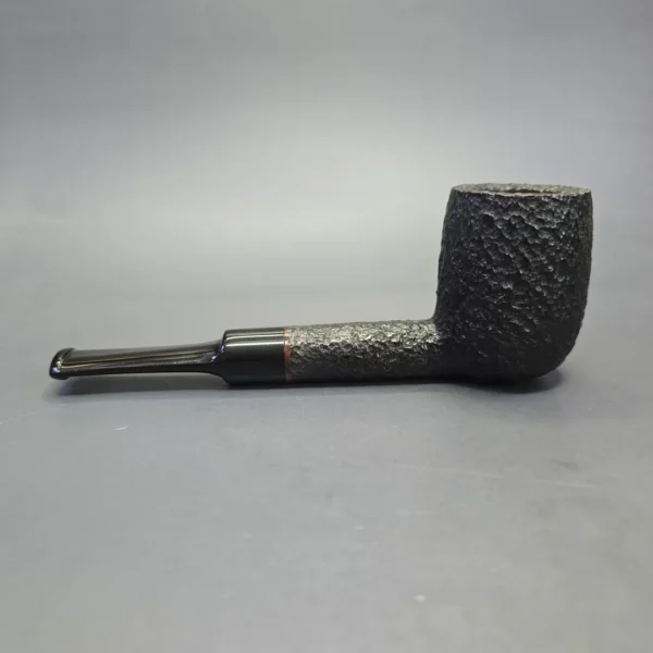 Savinelli Baronet Bruyere 114 EX Rusticated Billiard Estate Briar Pipe, Unsmoked - Image 4
