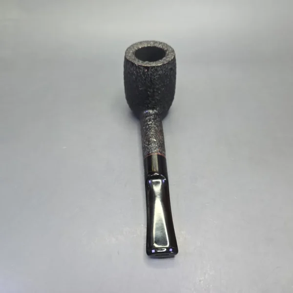 Savinelli Baronet Bruyere 114 EX Rusticated Billiard Estate Briar Pipe, Unsmoked - Image 5