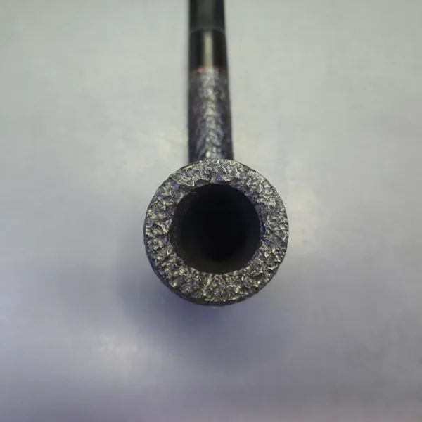 Savinelli Baronet Bruyere 114 EX Rusticated Billiard Estate Briar Pipe, Unsmoked - Image 6