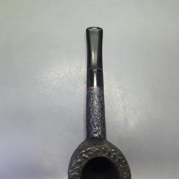 Savinelli Baronet Bruyere 114 EX Rusticated Billiard Estate Briar Pipe, Unsmoked - Image 7