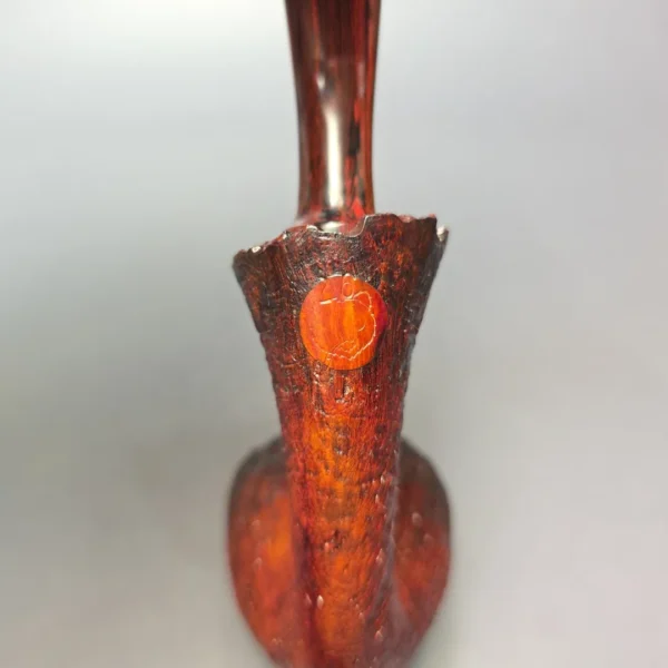 Papa Bear's Pipes by Tim Beaumont Sandblasted Fumed Dublin Handmade Briar Pipe, New - Image 10