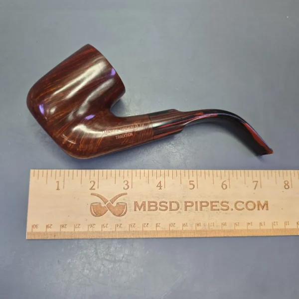 James Upshall Empire Series Tradition XXL Smooth Oom Paul w/ Cumberland Estate Briar Pipe, Unsmoked - Image 12