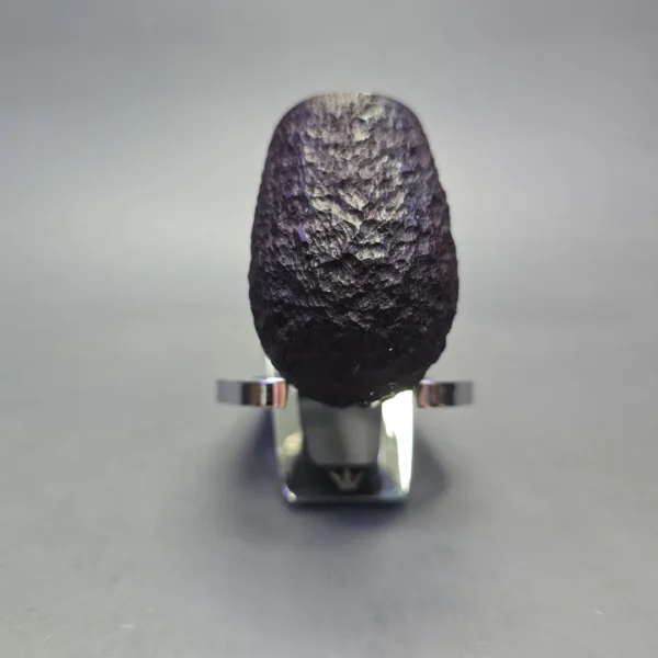 James Upshall Bark Group 6 Partially Rusticated Stack Brandy Estate Briar Pipe, Unsmoked - Image 3