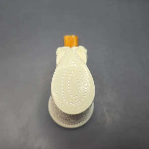 MBSD Meerschaum Silver Lattice Vase Reverse Calabash Block Meerschaum Pipe, New - Image 11