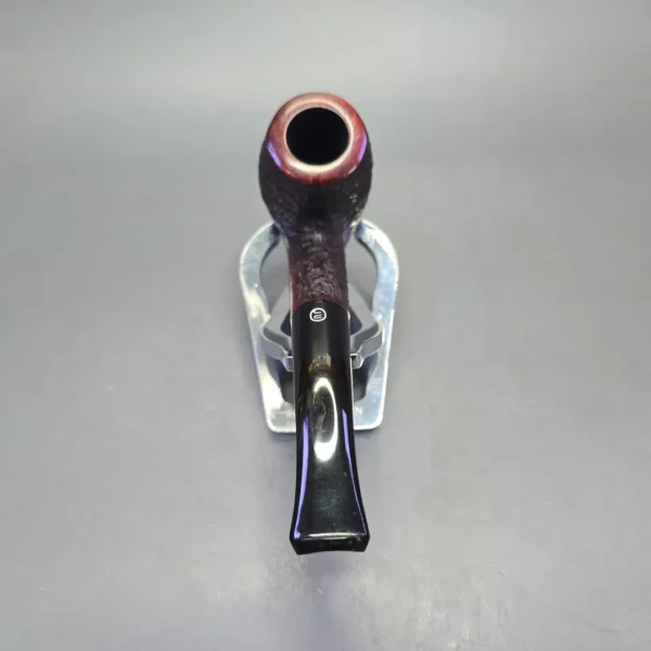 James Upshall Bark Group 6 Partially Rusticated Stack Brandy Estate Briar Pipe, Unsmoked - Image 5