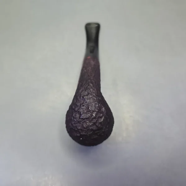 James Upshall Bark Group 6 Partially Rusticated Stack Brandy Estate Briar Pipe, Unsmoked - Image 9