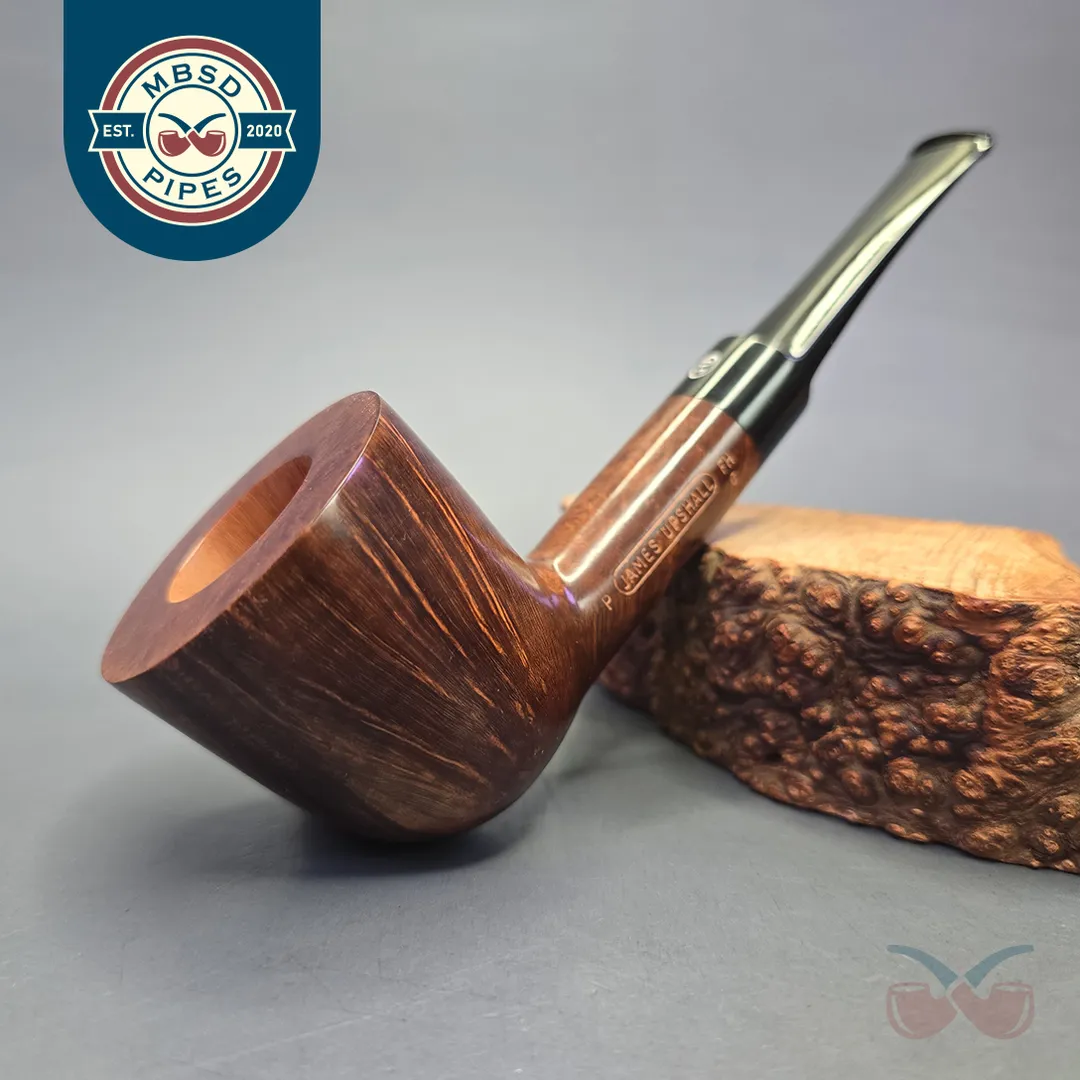 James Upshall P Grade Group 6 Smooth Dublin Estate Briar Pipe, Unsmoked