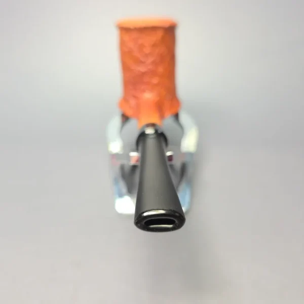 Nate King Natural Sandblasted "Eastwood" Stack Handmade Briar Pipe, New - Image 5