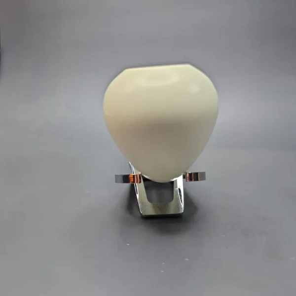 MBSD Meerschaum Silver Smooth Acorn Reverse Calabash Block Meerschaum Pipe, New - Image 9