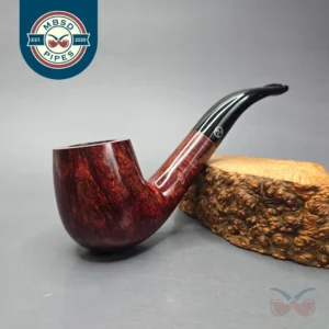 Rattray's Marlin 2 Smooth Bent Billiard Estate Briar Pipe, Unsmoked, 9mm