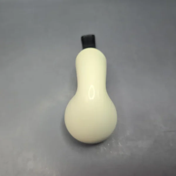 MBSD Meerschaum Silver Smooth Acorn Reverse Calabash Block Meerschaum Pipe, New - Image 5