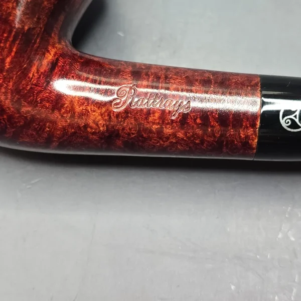 Rattray's Marlin 2 Smooth Bent Billiard Estate Briar Pipe, Unsmoked, 9mm - Image 10