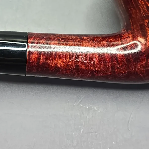 Rattray's Marlin 2 Smooth Bent Billiard Estate Briar Pipe, Unsmoked, 9mm - Image 12