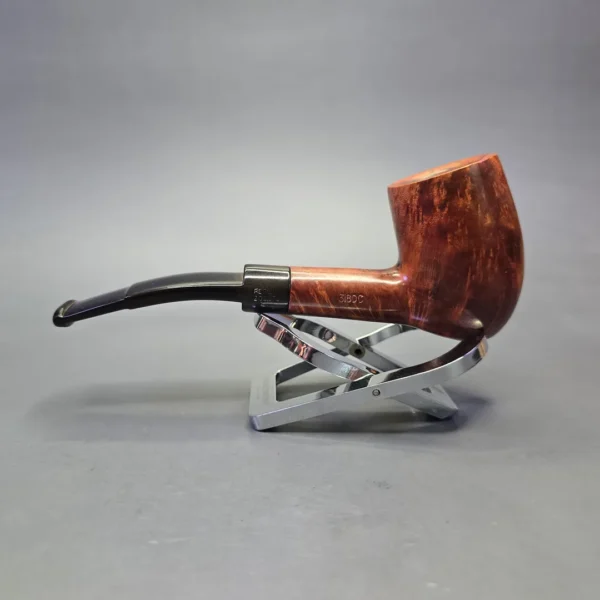 Charatan's Make Belvedere 318DC Smooth Bent Billiard Estate Briar Pipe, English Estates - Image 4