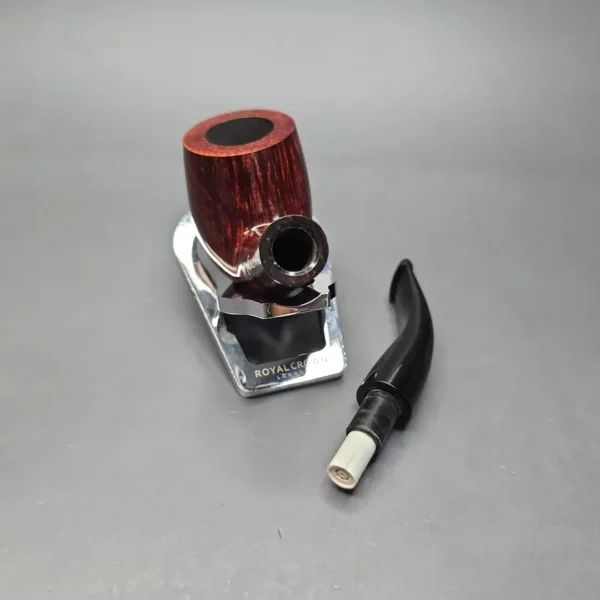 Rattray's Marlin 2 Smooth Bent Billiard Estate Briar Pipe, Unsmoked, 9mm - Image 15
