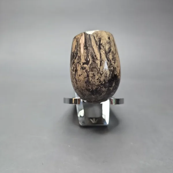 Chacom Atlas Taupe 43 Smooth Bent Billiard Estate Briar Pipe, Unsmoked - Image 3