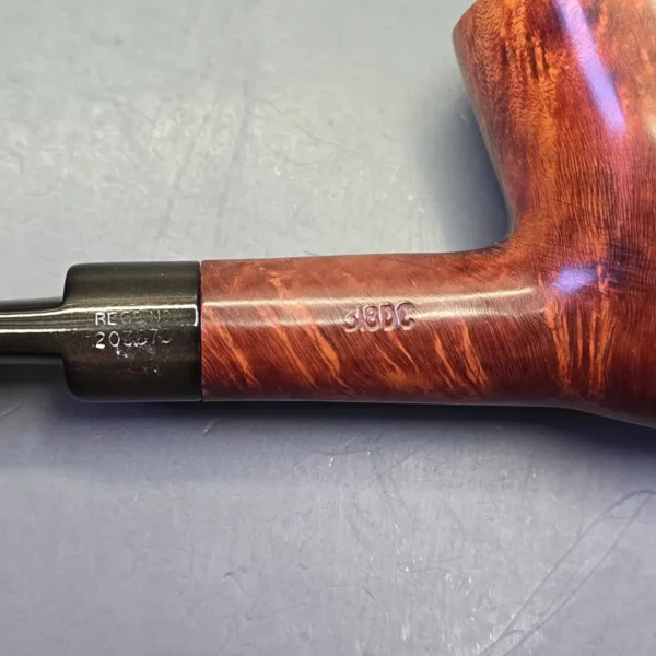 Charatan's Make Belvedere 318DC Smooth Bent Billiard Estate Briar Pipe, English Estates - Image 11