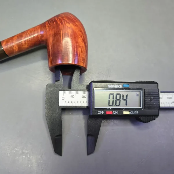 Charatan's Make Belvedere 318DC Smooth Bent Billiard Estate Briar Pipe, English Estates - Image 13