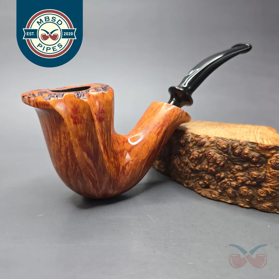 Nording Rye 1 Smooth Freehand Estate Briar Pipe, Unsmoked