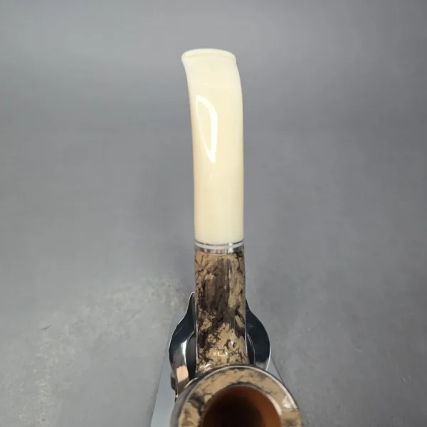 Chacom Atlas Taupe 43 Smooth Bent Billiard Estate Briar Pipe, Unsmoked - Image 9