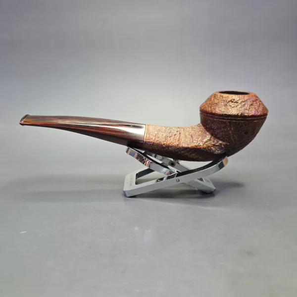 Scott Thile 2015 OP2 Sandblasted Bulldog Estate Briar Pipe, American Estates - Image 4