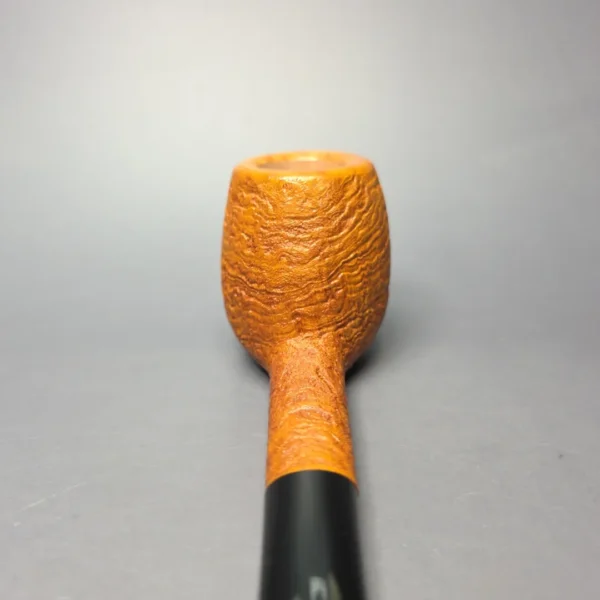 Buckeye Hand Made Tan Sandblasted Brandy Briar Pipe, New - Image 6