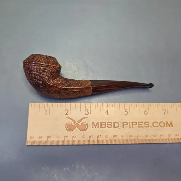 Scott Thile 2015 OP2 Sandblasted Bulldog Estate Briar Pipe, American Estates - Image 11