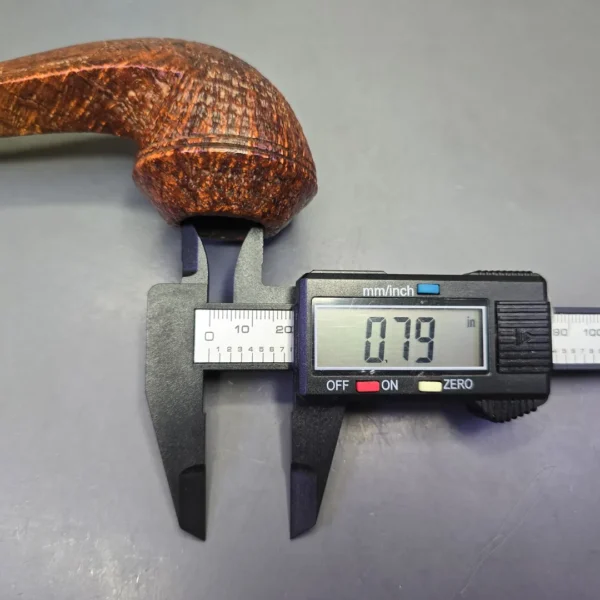 Scott Thile 2015 OP2 Sandblasted Bulldog Estate Briar Pipe, American Estates - Image 12