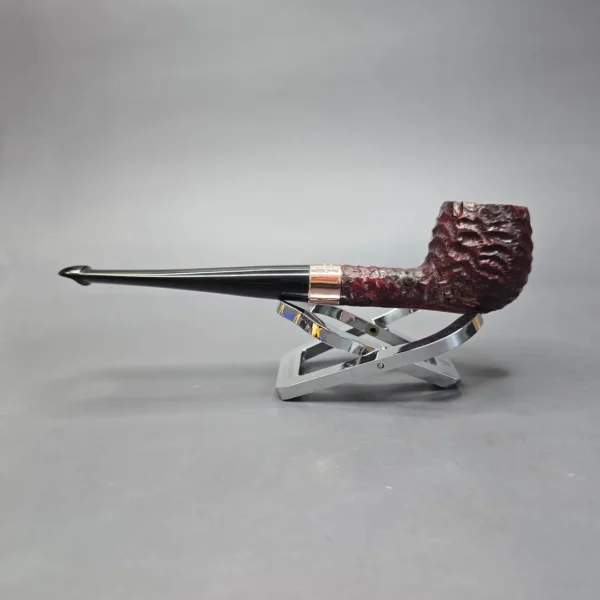 Peterson 2025 Christmas Pipe 85 Rusticated Prince Estate Briar Pipe, Unsmoked - Image 4