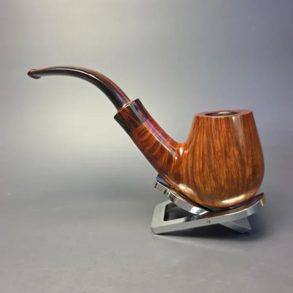 Jorgen Larsen C9 Smooth Brandy Estate Briar Pipe, Danish Estates, 9mm - Image 4