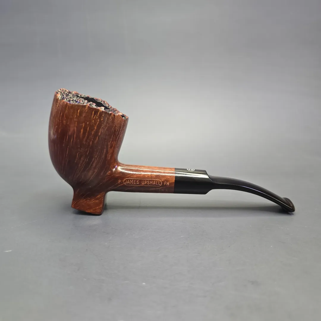 James Upshall P Grade EXL Smooth Footed Dublin Estate Briar Pipe, Unsmoked - Image 2