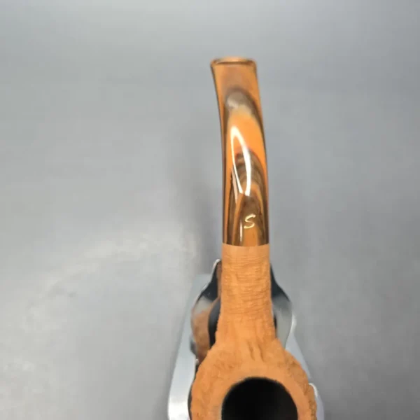 Savinelli Noce 626 Natural Rusticated Apple Estate Briar Pipe, Unsmoked, 6mm - Image 7